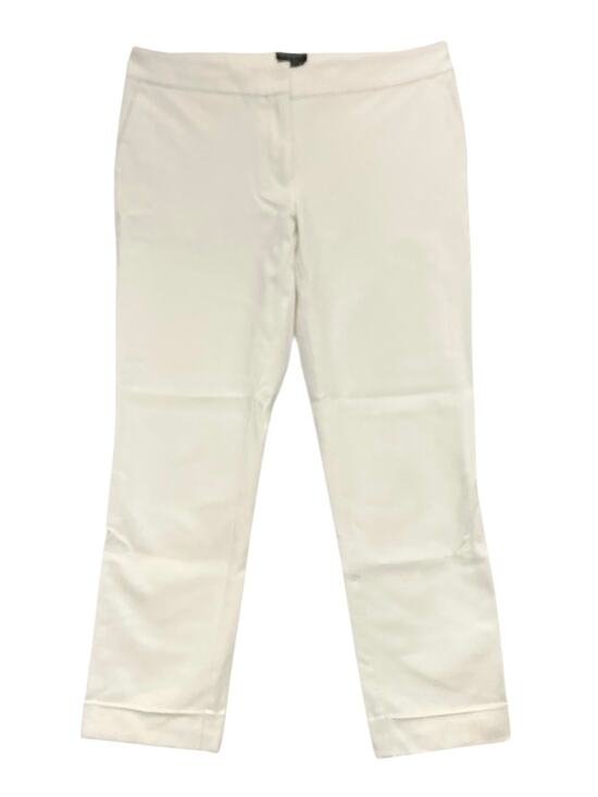 Ann Taylor Factory Pants - Ann Taylor Factory Signature Women's Straight White 25" Inseam Ankle Pant SZ 4